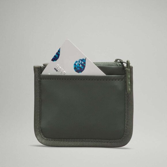 NWT Lululemon True Identity Card Case, Grey Eucalyptus - Picture 3 of 5